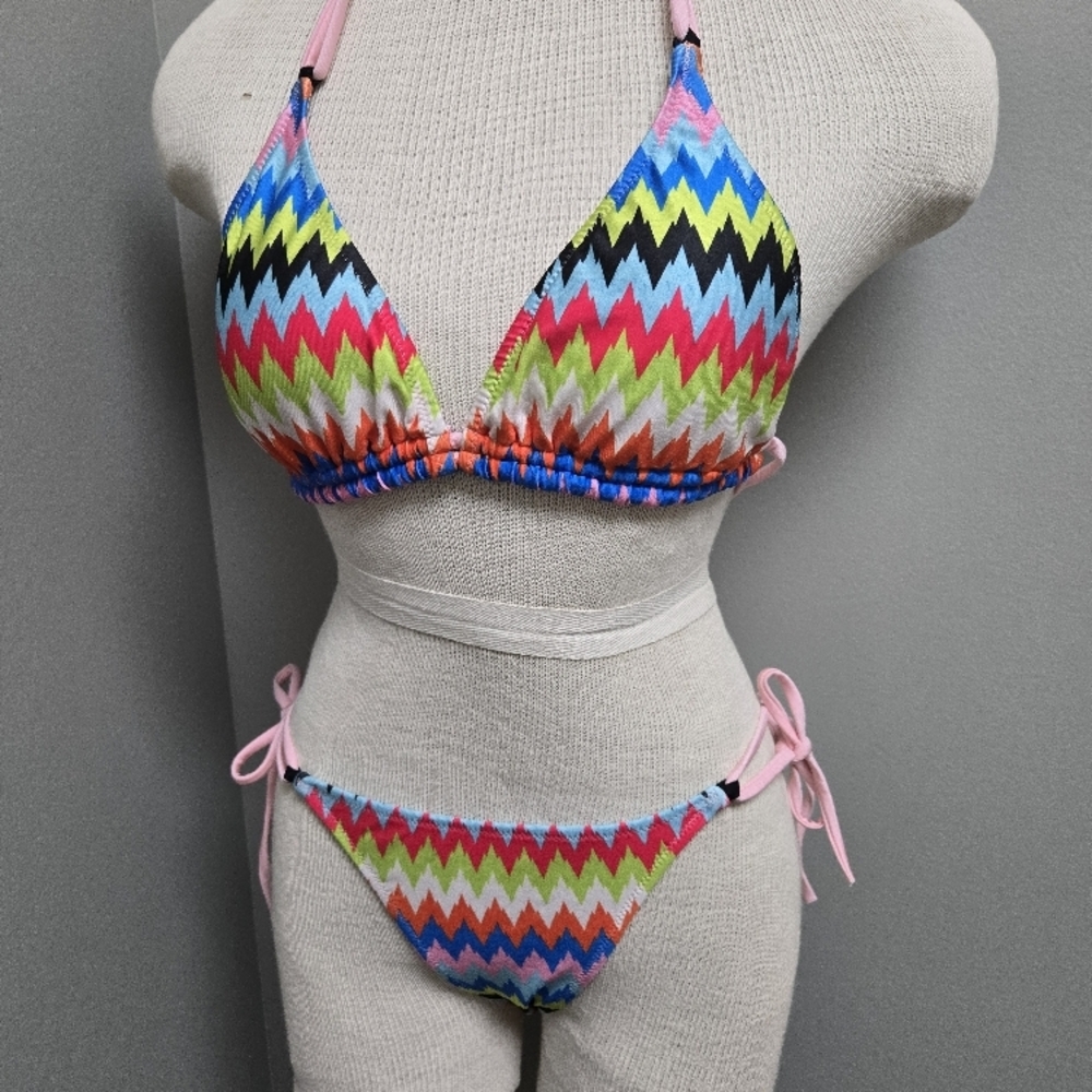 Colorful Zigzag Bikini